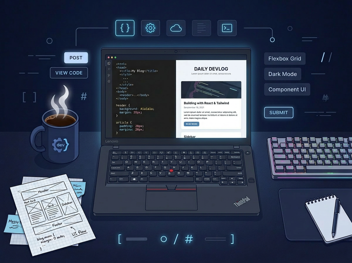 How I built this Tech Blog